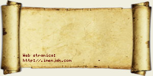 Tatjana Debelnogić vizit kartica